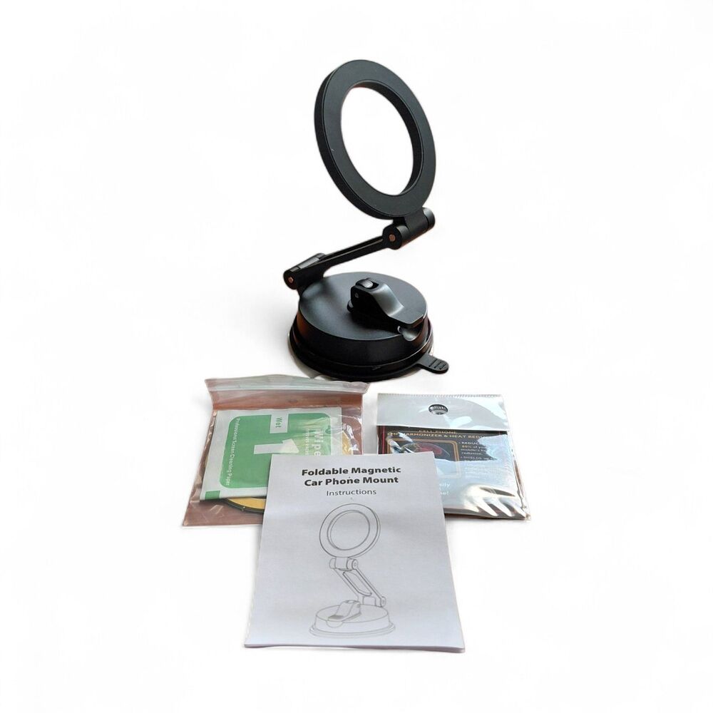 Magnetic Car Phone Mount 360° Rotation Strong Magnet Universal Holder